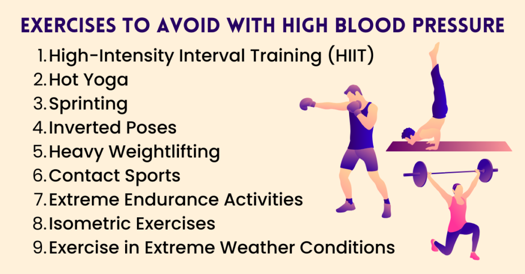 Exercises to Avoid with High Blood Pressure