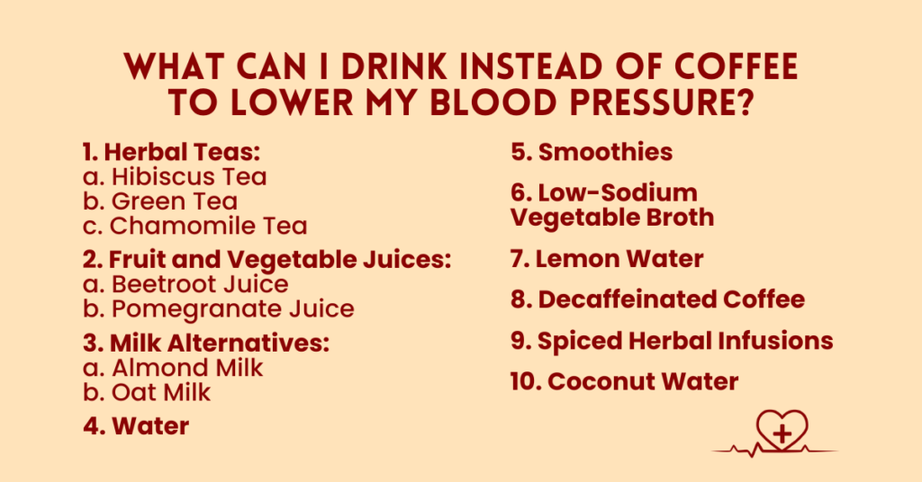 What can I Drink Instead of Coffee to Lower My Blood Pressure?