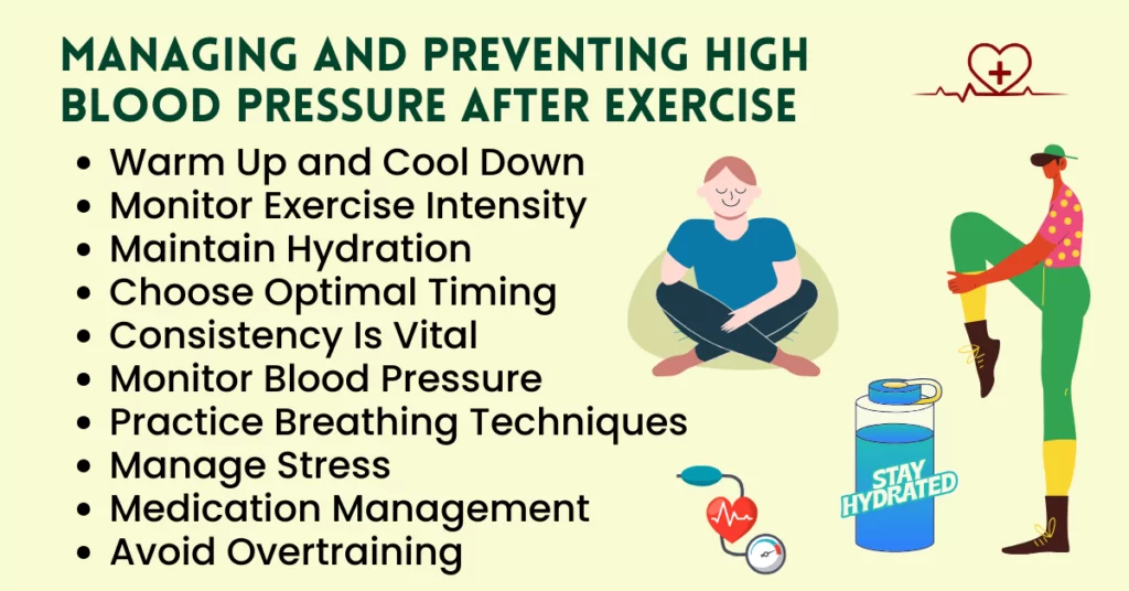 Managing and Preventing High Blood Pressure After Exercise